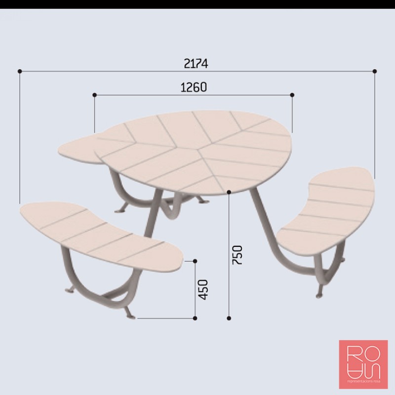 Taula de pícnic model València